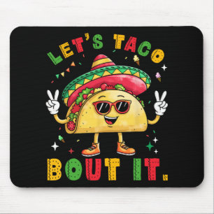 Mousepad Vamos falar sobre isso chapéu sombrero engraçado h