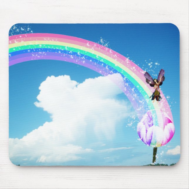 Mousepad Vamos faz arco-íris (Frente)