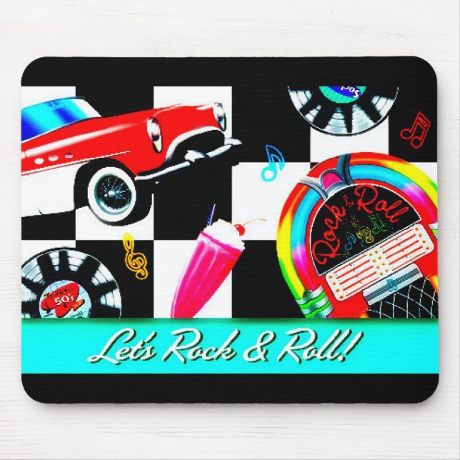 Mousepad Vamos fazer Rock & Roll (Frente)