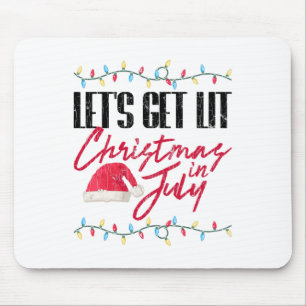 Mousepad Vamos Ficar Litográficos Natal Engraçado Em Julho