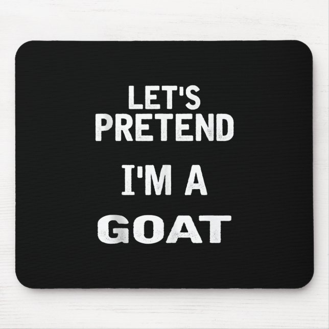 Mousepad Vamos fingir que sou uma fantasia de Halloween eng (Frente)