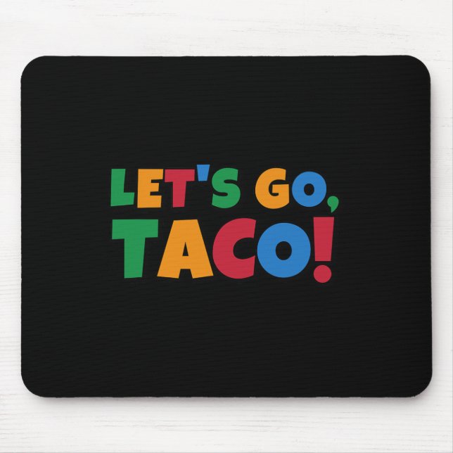 Mousepad Vamos Lá Taco' Frango Trump Tarifa  (Frente)