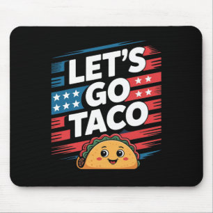 Mousepad Vamos Lá Taco Sempre Desiste Taco Meme Divertido 
