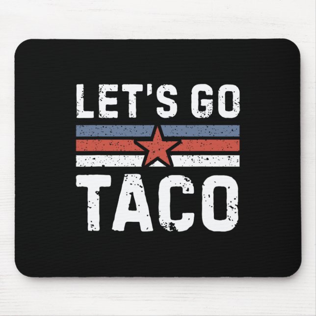 Mousepad Vamos Lá Taco - Vintage 2  (Frente)