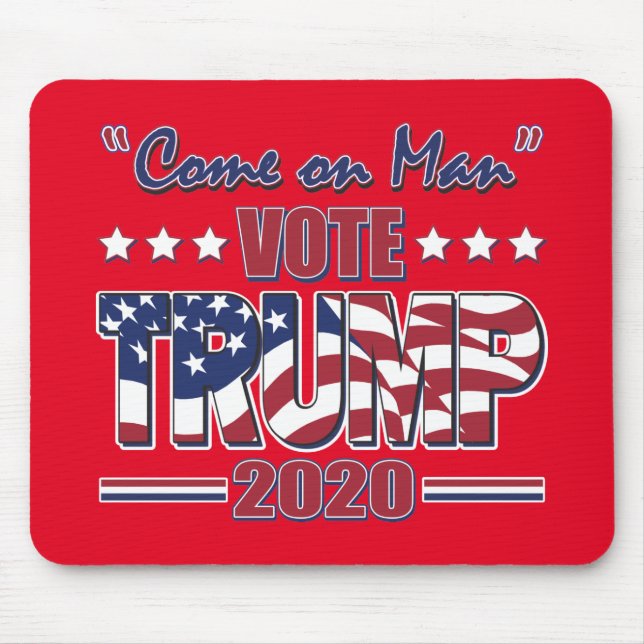 Mousepad Vamos Man Vote Trump 2020 (Frente)