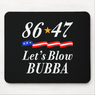 Mousepad Vamos Soprar Bubba Divertida Bandeira dos EUA Home