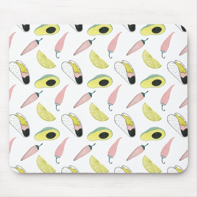 Mousepad Vamos Taco Sobre Amor | Círculo De Elemento Taco (Frente)