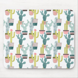 Mousepad Vamos Taco Sobre Amor Padrão Cactus
