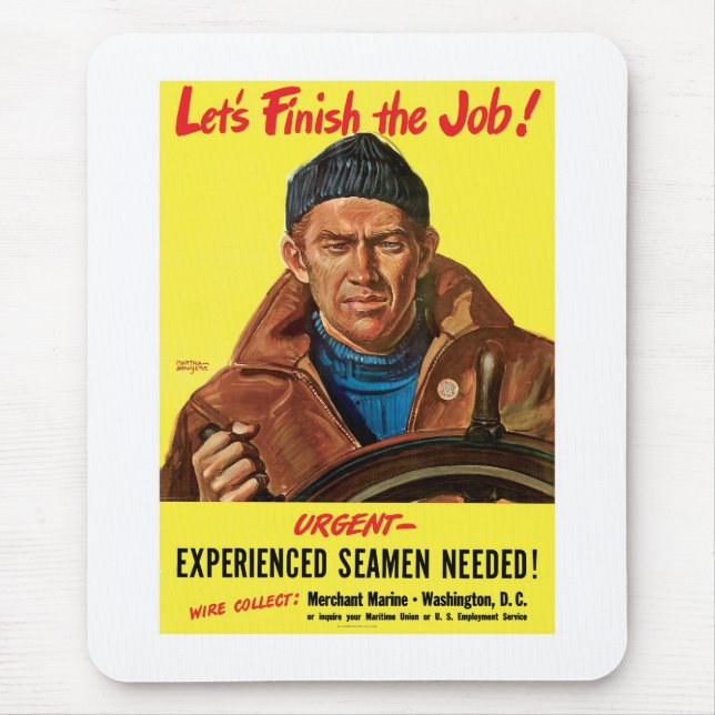 Mousepad Vamos Termine O Trabalho! (Frente)