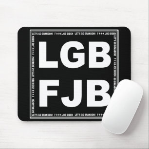 Mousepad Vamos Vai Brandon! F**k Joe Biden LGB FJB