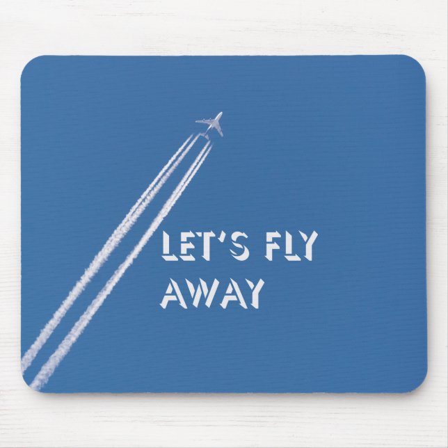 Mousepad Vamos voar para longe (Frente)