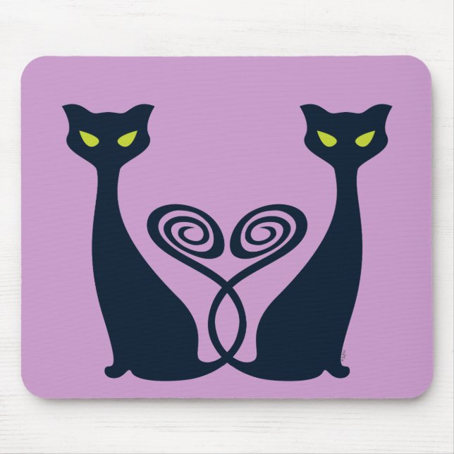 Mousepad Vampiro Cat Duo (Frente)