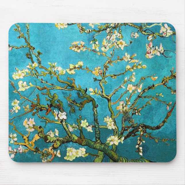 Mousepad Van Gogh Blossoming Almond Tree (F671) Belas Artes (Frente)
