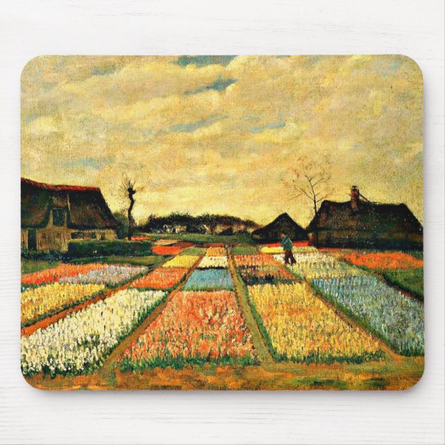 Mousepad Van Gogh - Flower Beds na Holanda (Frente)