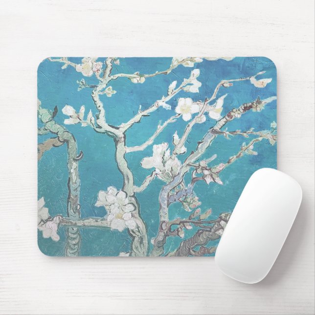 Mousepad Van Gogh Painting Almond Blossom (Com mouse)