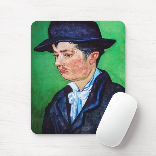 Mousepad Van Gogh Retrato de Armand Roulin (Com mouse)