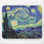 Mousepad Van Gogh Starry Night<br><div class="desc">Dominio público Van Gogh Starry Night</div>