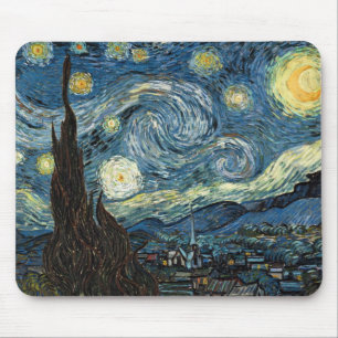 Mousepad Van Gogh Starry Night