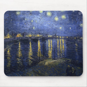 Mousepad Van Gogh Starry Night Sobre O Ródano