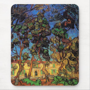 Mousepad Van Gogh Trees no Jardim, Hospital Santo Paul