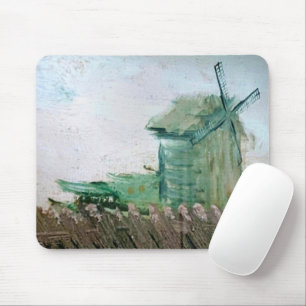 Mousepad Van Gogh Windmill Painting