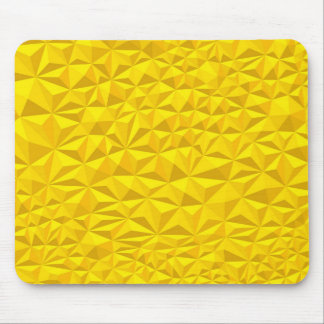 Mousepad van origamic pyramid yellow