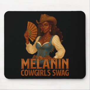 Mousepad Vaqueiras Melanina História Negra Africana Vaca Me