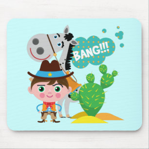 Mousepad Vaqueiro e cavalo