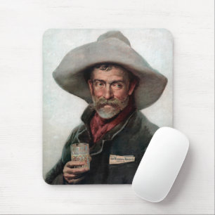 Mousepad Vaqueiro espanhol Ranchero no Velho Salão Oeste