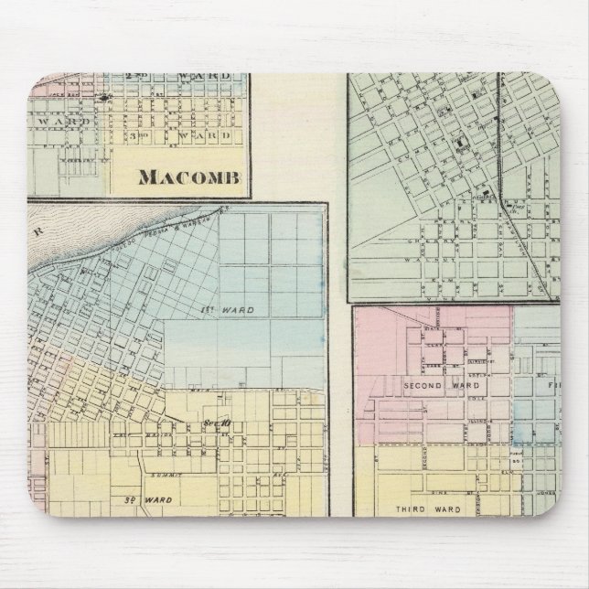 Mousepad Varsóvia, Macomb, Marshall, Cantão (Frente)