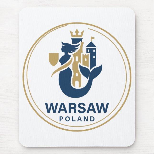 Mousepad Varsóvia Polônia Europa (Frente)