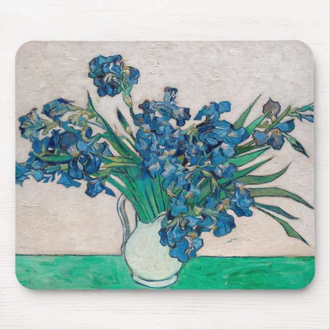 Mousepad Vase com irlandeses, Van Gogh (Frente)