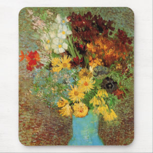 Mousepad Vaso com Margaridas e Anêmonas por Vincent van Gog