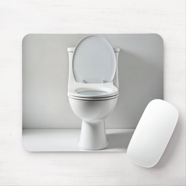 Mousepad Vaso Sanitário Limpo Branco (Com mouse)