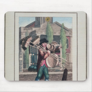 Mousepad Vassouras do cabelo, igreja de Shoreditch