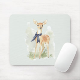 Mousepad Veado com Laço Azul