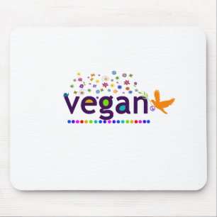 Mousepad Vegan colorido