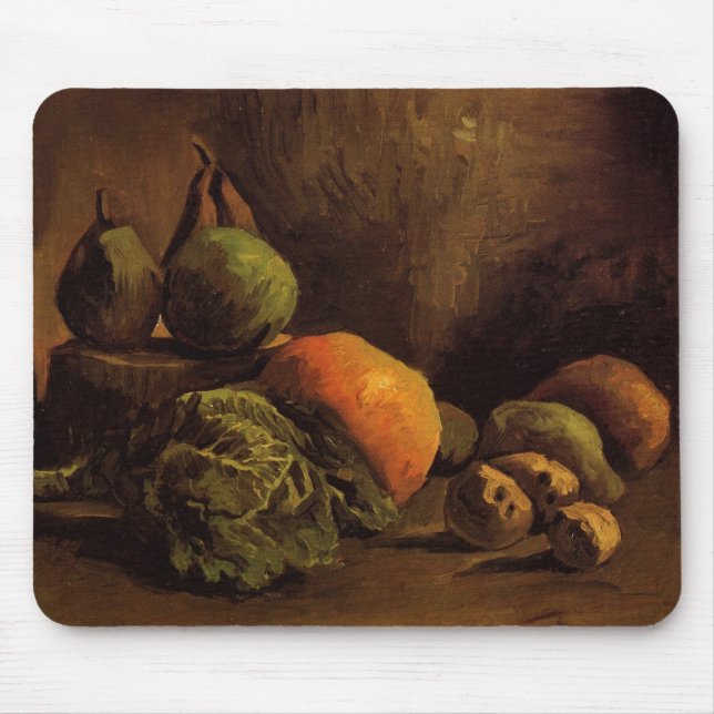 Mousepad Vegetais e Frutas de Vincent van Gogh (Frente)
