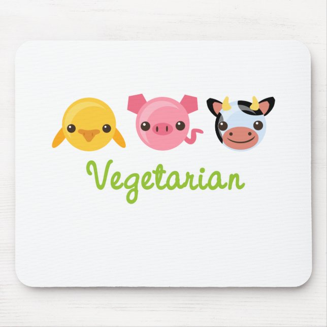 Mousepad Vegetariano (Frente)