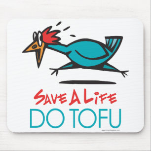 Mousepad Vegetariano Engraçado, Vegan DO TOFU