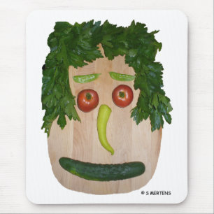 Mousepad Veggie Face