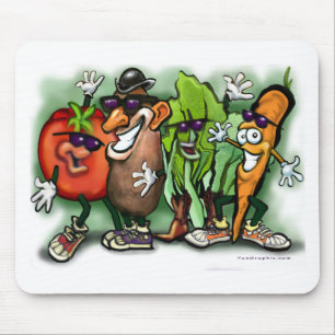 Mousepad Veggie Gang