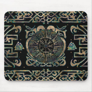 Mousepad Vegvisir - Ornamento de Compass Viking