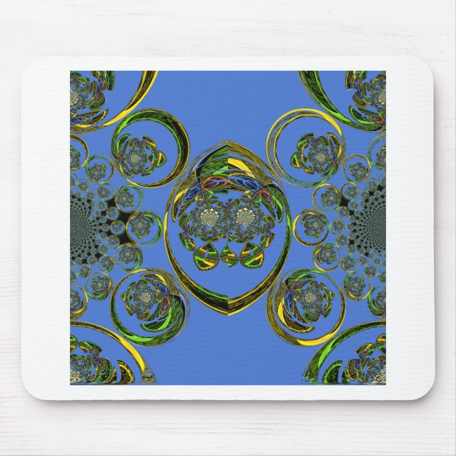 Mousepad Veja minhas curvas azuis (Frente)