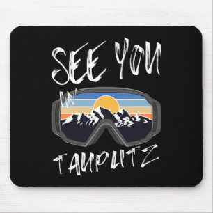 Mousepad Vejo Você Em Tauplitz Steiermark Vacation Ski Gogg