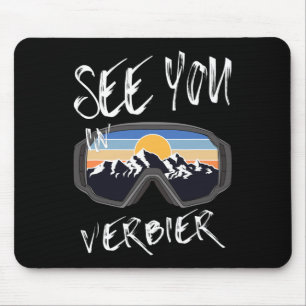 Mousepad Vejo Você No Esqui De Férias De Suiça Verbier