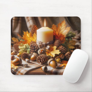 Mousepad Vela de outono com Arco de Xadrez
