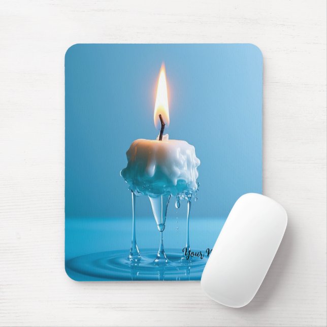 Mousepad Vela Flutuante Elegante (Com mouse)