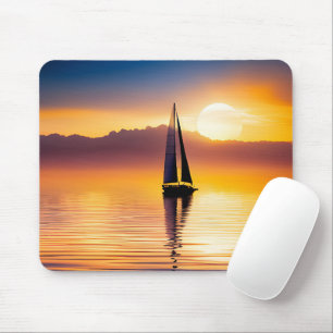 Mousepad veleiro ao sol