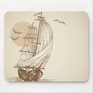 Mousepad Veleiro do vintage